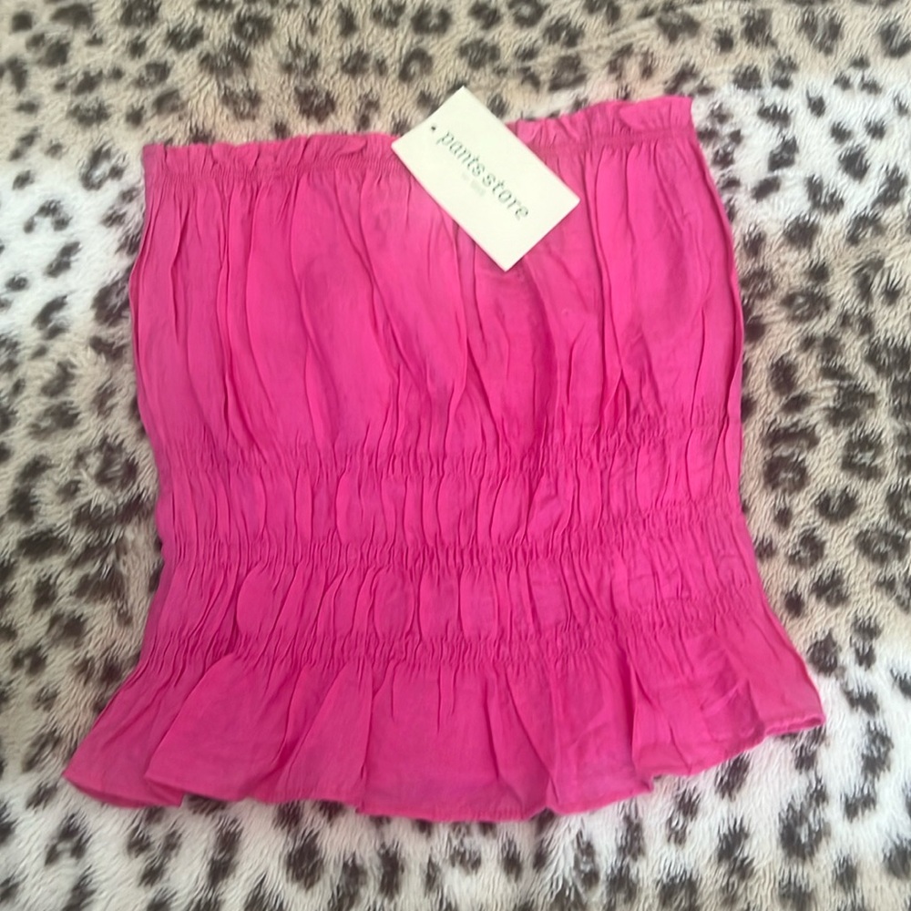 NWT Pants Store cinched tube top